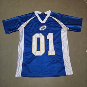 LevelWear Miller Lite‎ Short Sleeve Blue #01 Football Jersey Size Medium